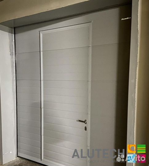 Секционные ворота alutech