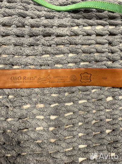 Ремень кожаный Olio Rosti