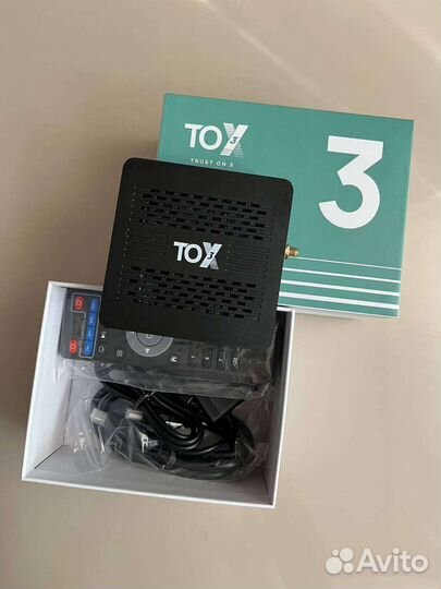 TOX 3 Топовый Андроид тв бокс (Приставка )