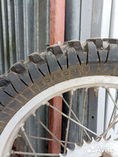 Колëса переднее и заднее(алюминий) чезет 500 кросс