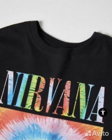 Футболка Zara Nirvana р.116,122,128,134