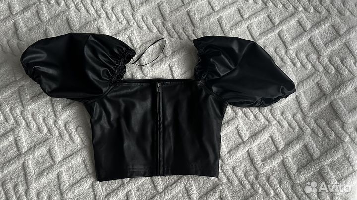 Кожаный тор корсет H&M