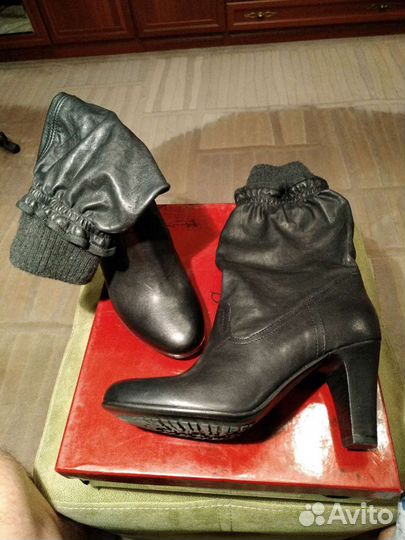 Ботильоны новые 38 кожа