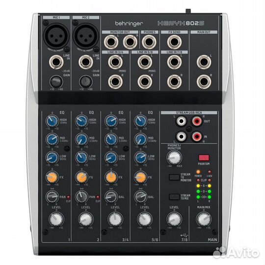 Микшерный пульт Behringer xenyx 802S