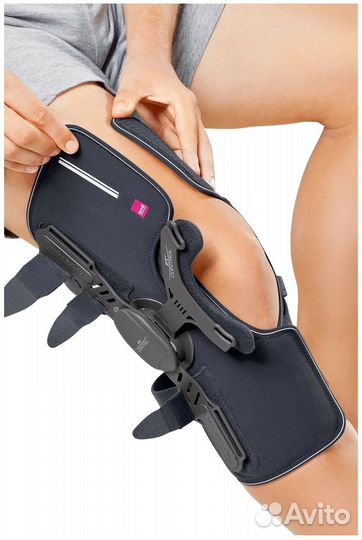 Ортез коленный Medi, размер S, правый, Серый