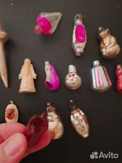 Игрушки-малютки стекло