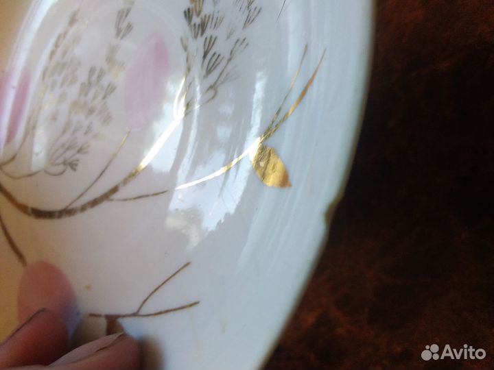 Чашки и блюдце фарфор Дулево 