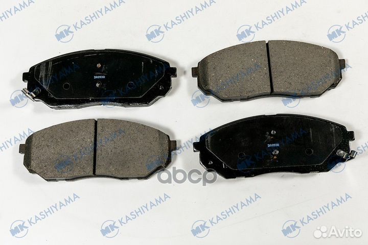 Колодки тормозные дисковые + противоскрипные