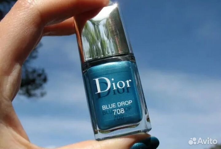 Лак для ногтей Dior vernis 708 - blue drop