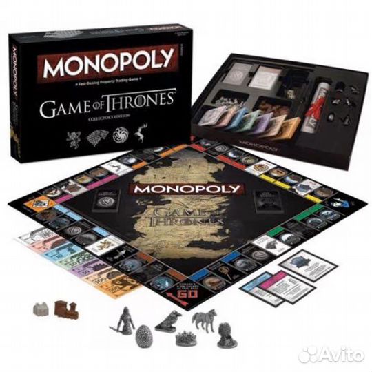 Монополия Игра перестолов Game of Thrones, Pokemon