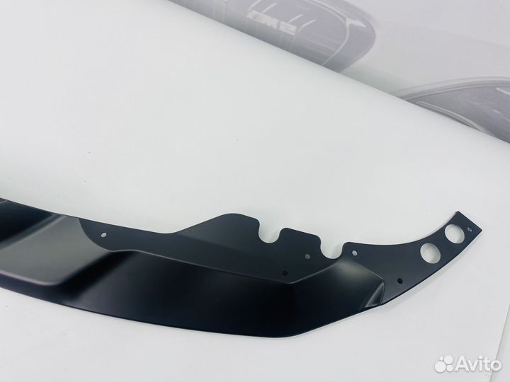 Сплиттер BMW F30 М3 стиль матовый