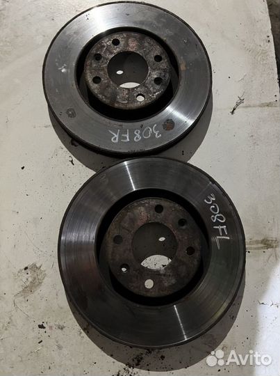 Диски тормозные передние Ситроен/Пежо