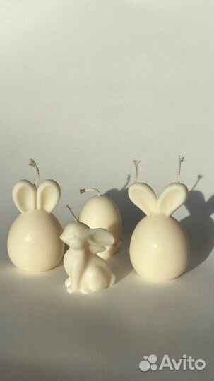 Пасхальный набор свечи подставка для яиц