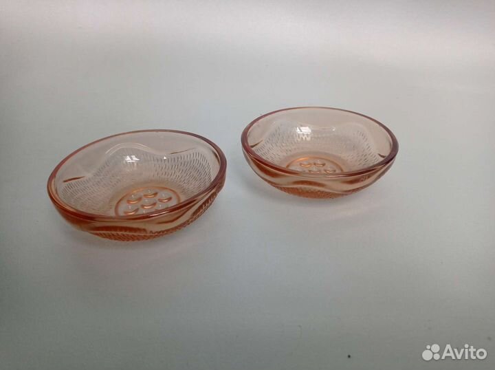 Креманка СССР карамельное стекло