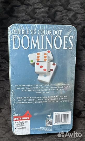 Домино в коробке Dominoes Cardinal Classic games
