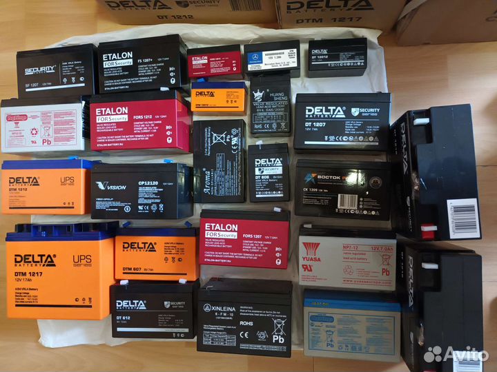 Новый тяговый аккумулятор 12 V 7 ah delta DT1207