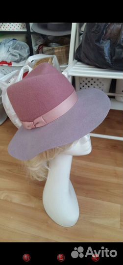 Шляпа дизайнерская из фетра Lana Anisimova р 56