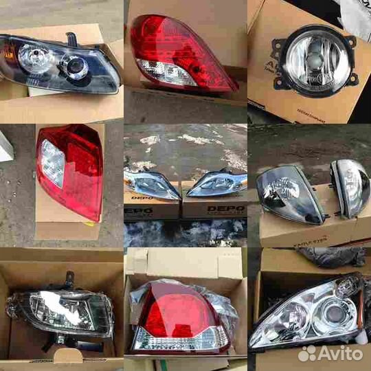 Стекло противотуманной фары левой (круглое) для ma