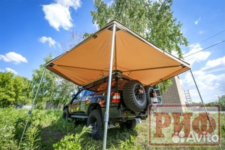 Маркиза автомобильная риф веерная 2,5х2,0м (левая)