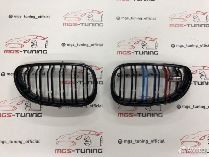 Решетка BMW 5 серии е60 в стиле М5 с триколором