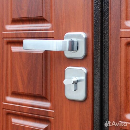 Входная двустворчатая дверь 