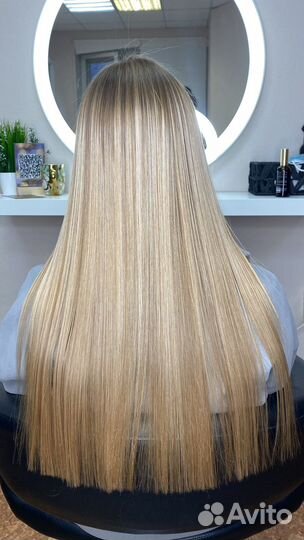 Кератиновое выпрямление волос