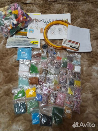 Бисер, мулене для вышивки