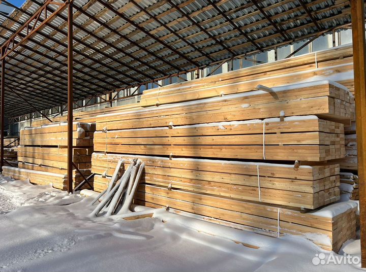 Брус обрезной 200х200х6000мм