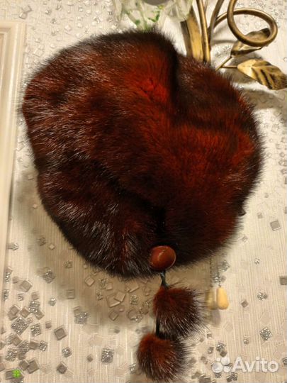 Шапка норковая женская