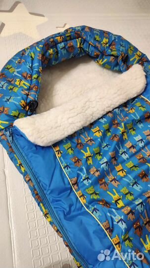 Зимний конверт на овчине oldos