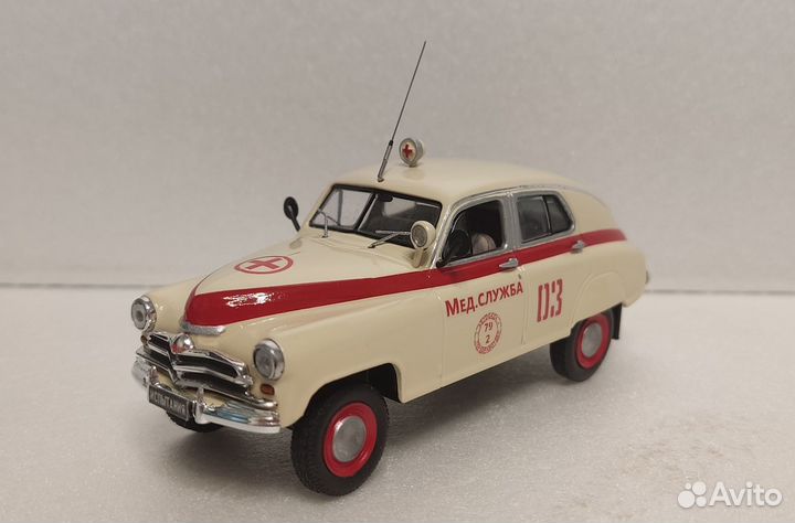 Газ-М72 Медицинская служба 1:43
