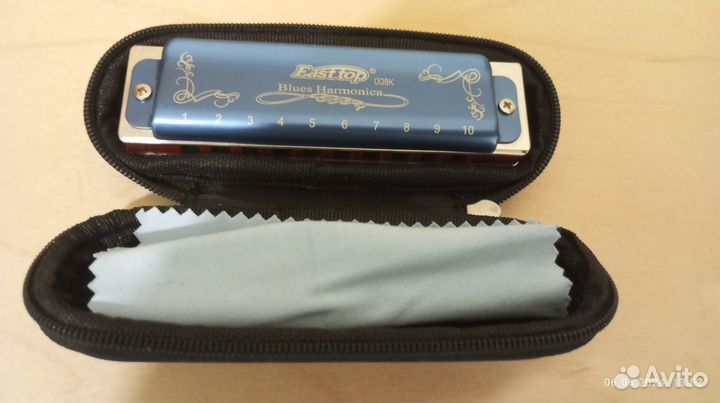 Губная гармошка Easttop Blues Harmonica 008K Key C