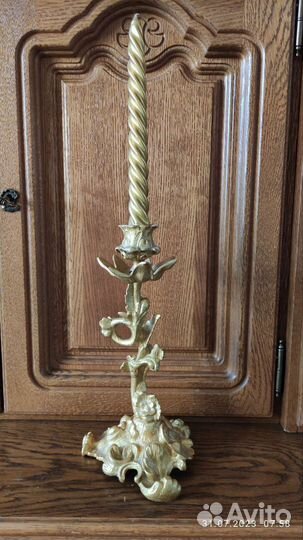 Подсвечник чугун СССР 84 год касли