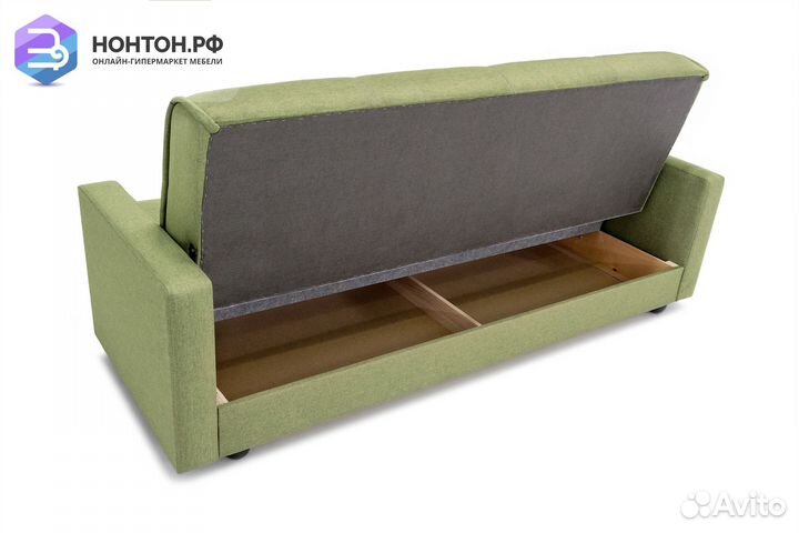 Диван книжка Прайм светло-зеленый