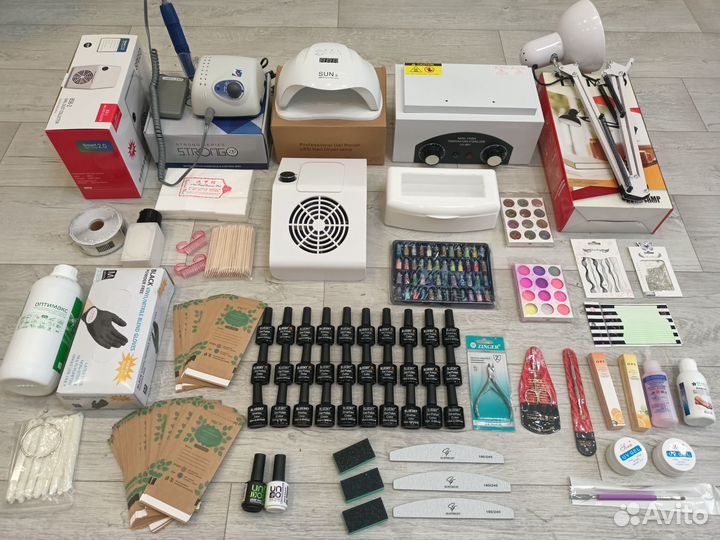 Набор для маникюра с аппаратом strong и сухожар