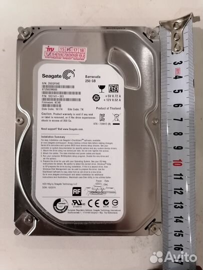 Жёсткий диск Seagate barracuda 250GB