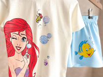 Костюм для девочки Zara 98 104 футболка шорты