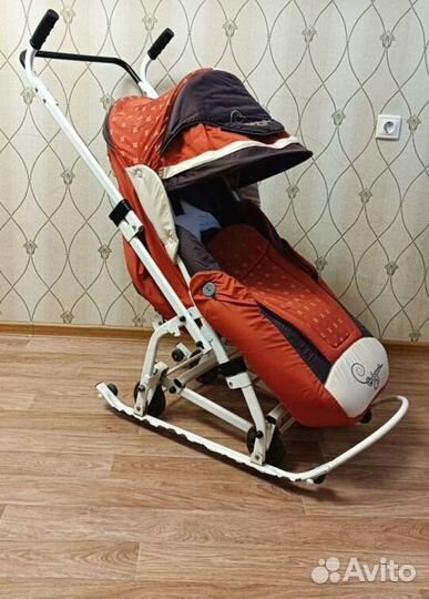 Детские санки коляска