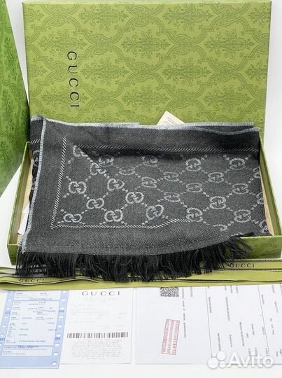 Шарф Gucci черный