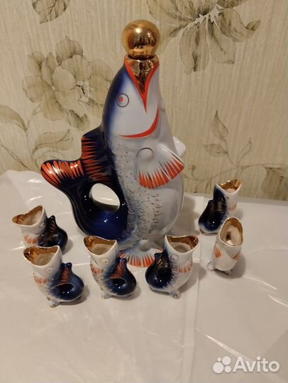 Фарфоровые статуэтки рыбки,германия