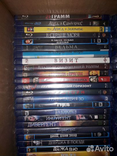 Blu RAY фильмы диски