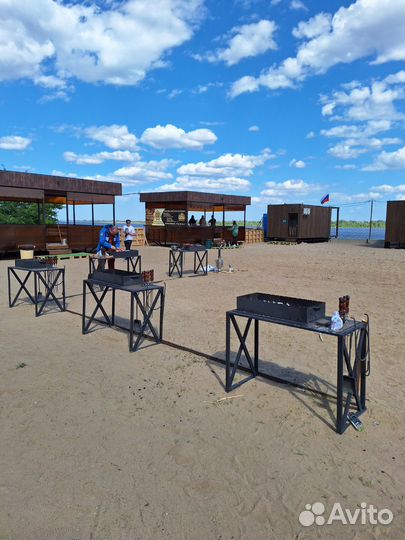 Беседка с мангалом на Волге на 15 чел. Весь день