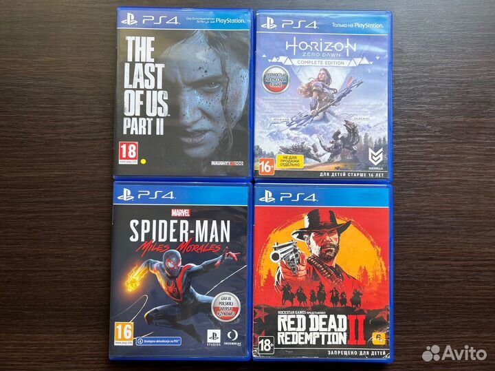 Игры на ps4/ the last of us 2 / RDR 2