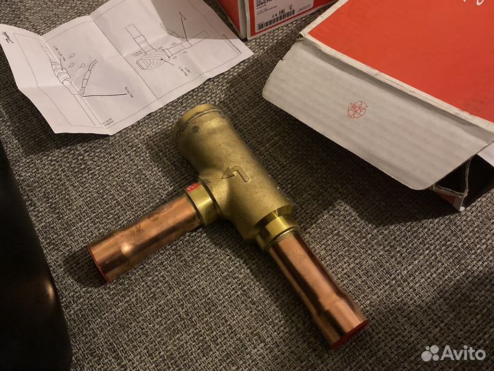 Клапан обратный под пайку климат Danfoss 020-1032