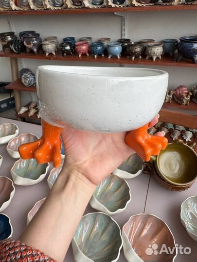 Миска гусь для красивых завтраков