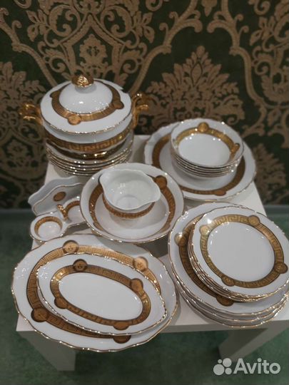 Сервиз столовый Чехословакия Versace медуза