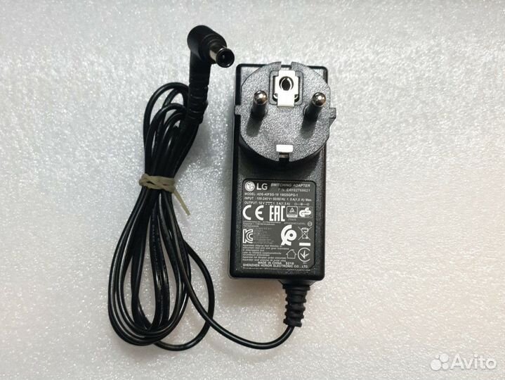Блок питания для монитора LG 19v-1.3A оригинал б/у