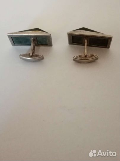 Запонки серебро СССР
