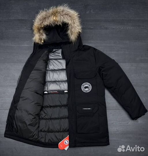 Зимняя куртка Canada Goose чёрная