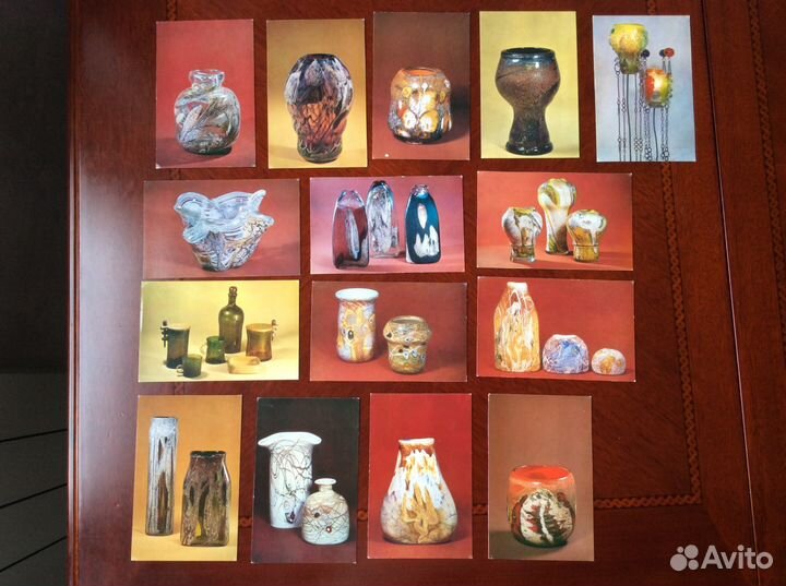 Вазы СССР. Набор открыток